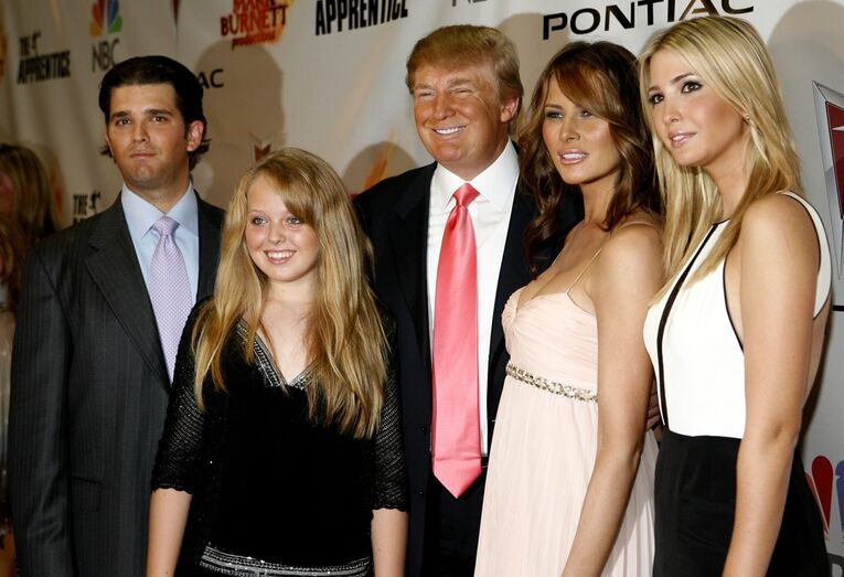 Donald Trump, Melania Trump e Ivanka Trump 
