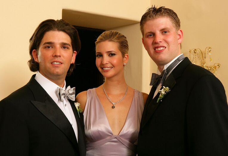 donald trump, eric, ivanka, donald trump jr