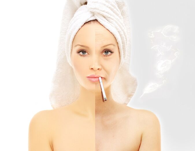 mulher tabaco cigarro