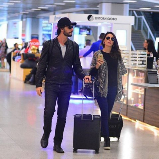 Rodrigo Santoro e Mel Fronckowiak
