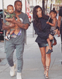 Kim kardashian, Kanye West, North West e Saint West 