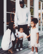 Kim kardashian, Kanye West, North West e Saint West 