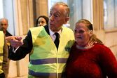 Marcelo Rebelo de Sousa, sem-abrigo