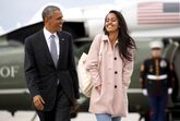 Barack Obama e Malia Obama 