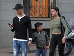 Cristiano Ronaldo, Cristianinho, Georgina Rodriguez 