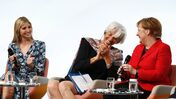 Ivanka Trump, Angela Merkle e Christine Lagarde 