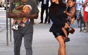 Kim kardashian, Kanye West, North West e Saint West 
