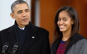 Barack Obama e Malia Obama 