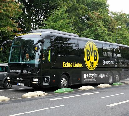 Atentado contra autocarro do Dortmund fere jogador