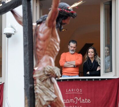Antonio Banderas reaproxima-se da 'ex' na Semana Santa