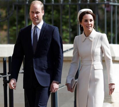 A elegância Kate na missa da Páscoa