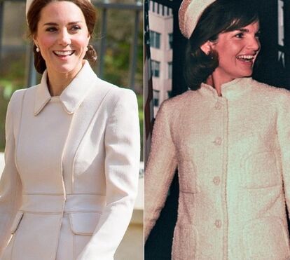 Kate Middleton comparada a ex-primeira-dama dos EUA Jackie Kennedy