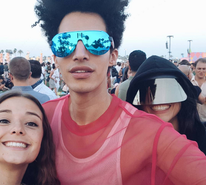 Luís Borges diverte-se com atriz de 'Velocidade Furiosa'