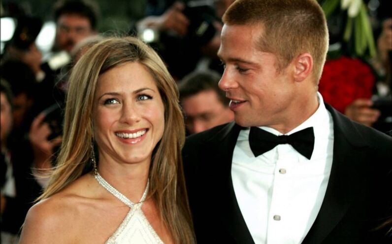 Jennifer Anisto e Brad Pitt