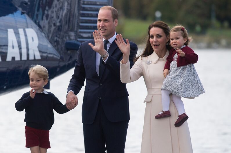 George, Charlotte, Kate, William