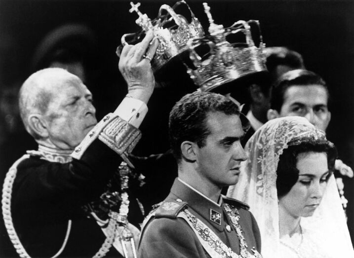 A coroação de Juan Carlos como rei de Espanha