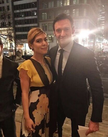 Raquel Strada e Hugh Jackman