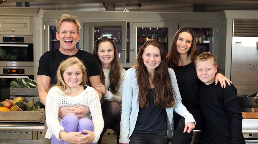 Gordon Ramsey e família 