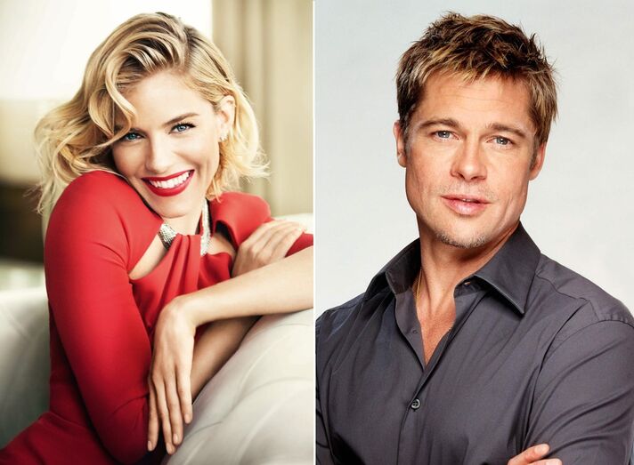 Sienna Miller, Brad Pitt