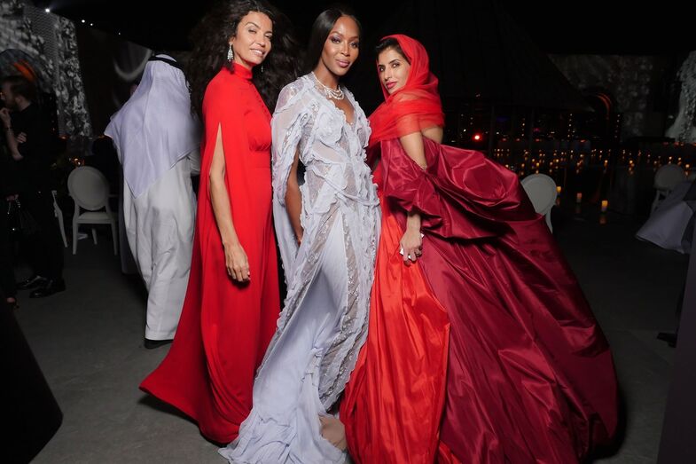 Deena Aljuhani Abdulaziz, Naomi Campbell, Afef Jnifen