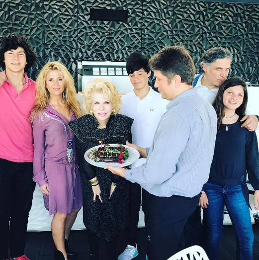 Lili Caneças, filhos e netos 