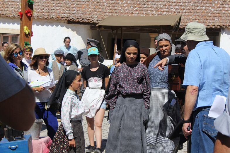 Imagens das gravações de 'Jacinta'