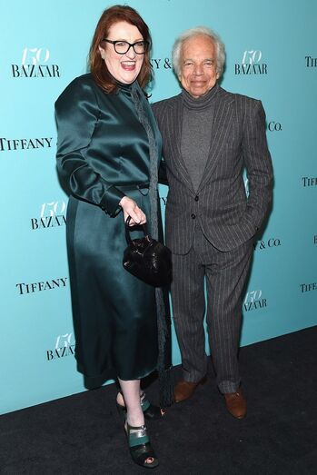 Glenda Bailey e Ralph Lauren 