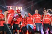 Festa do Benfica no Marquês de Pombal 