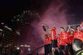 Festa do Benfica no Marquês de Pombal 