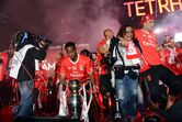 Festa do Benfica no Marquês de Pombal 