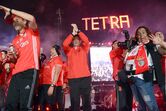 Festa do Benfica no Marquês de Pombal 