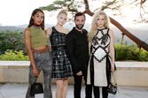 Laura Harrier, Sophie Turner, Nicolas Ghesquiere, Riley Keough