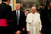 donald trump, ivanka, melania, papa, papa francisco