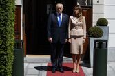 Melania Trump em Bruxelas