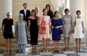 Gauthier Destenay, brigitte macron, melania trump