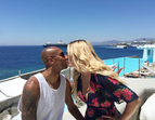 Luisão e Brenda Mattar 