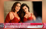 Mãe e filha... em lingerie