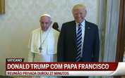 Donald Trump encontra-se com o Papa Francisco