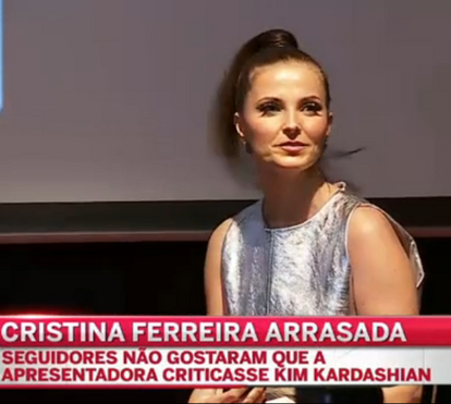Cristina Ferreira é arrasada depois de criticar Kim Kardashian por celulite