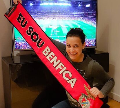 Famosos torcem pelo Benfica 