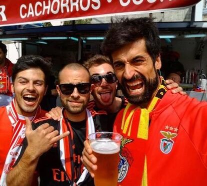 Famosos celebram vitória do benfica