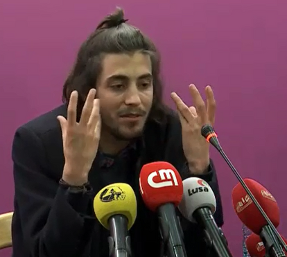 Salvador Sobral fica 'triste' com a 'invasão do seu espaço'