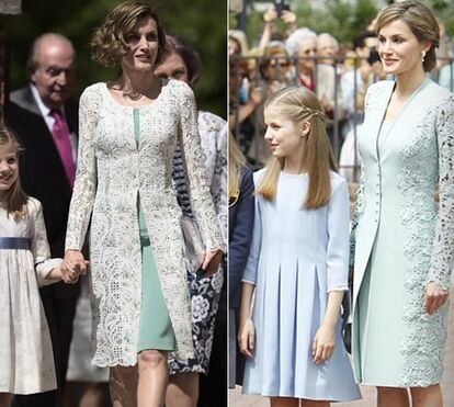 Letizia: duas comunhões, o mesmo estilo