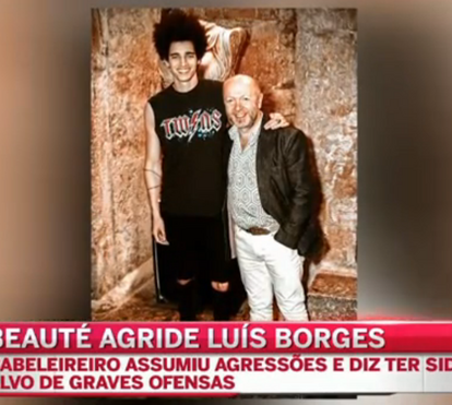 Eduardo Beauté agride ex-marido Luís Borges com os filhos em casa