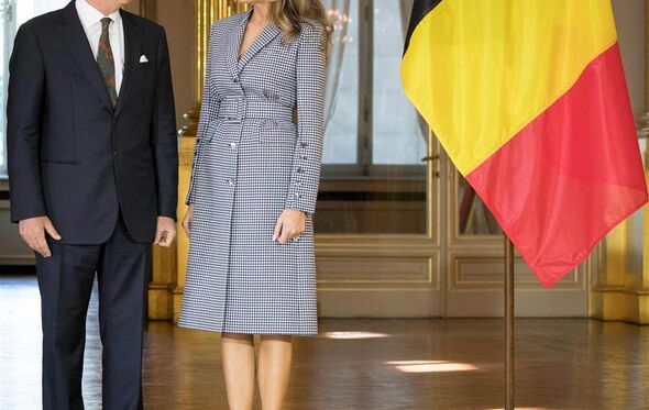 Melania Trump em Bruxelas