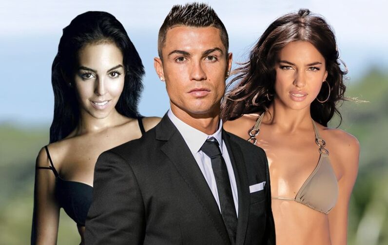 Cristiano Ronaldo, Irina Shayk, Georgina Rodríguez