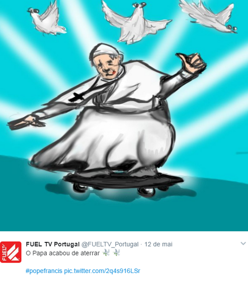 Memes Papa em Portugal 