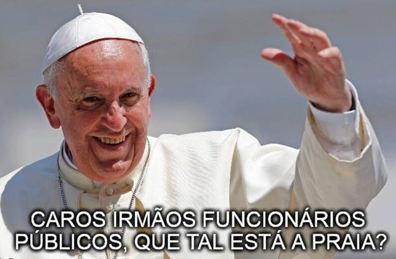 Memes Papa em Portugal 