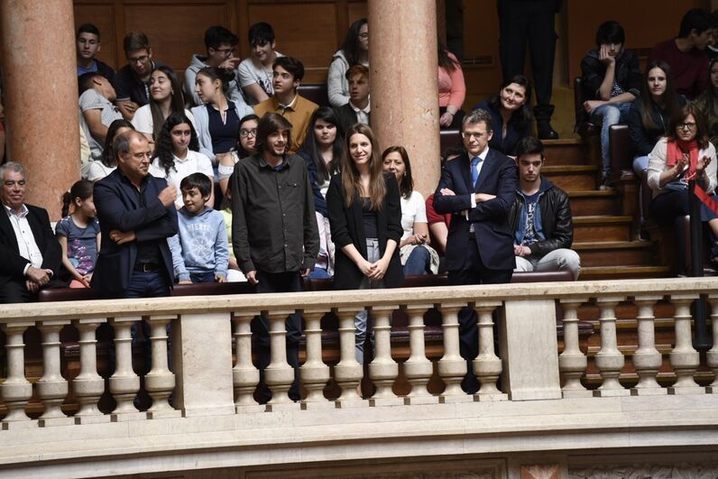 salvador sobral, luísa sobral, assembleia da república, eduardo ferro rodrigues, parlamento