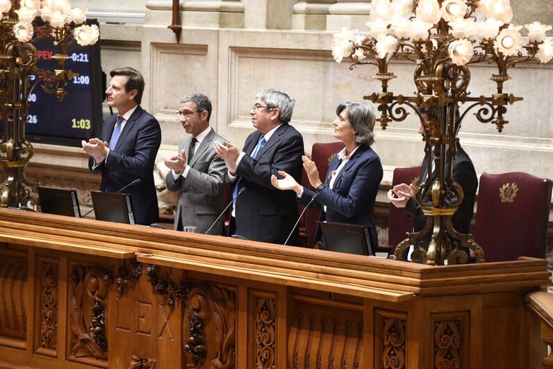 salvador sobral, luísa sobral, assembleia da república, eduardo ferro rodrigues, parlamento